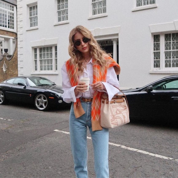 Zara Wool & Alpaca Blend Knit Argyle Sweater - Picture 6 of 16